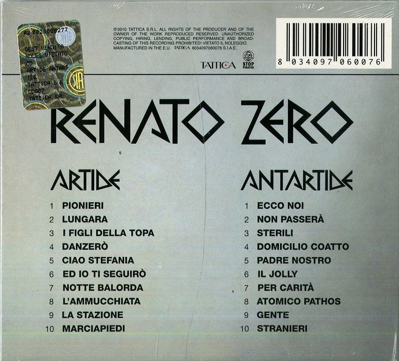 Renato Zero - Artide E Antartide (2 Cd)