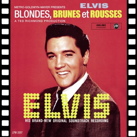 PRESLEY ELVIS - BLONDES, BRUNES & ROUSSES (IT HAPPENED AT THE WORLD'S FAIR) - SINGLE LP - RED & - LP