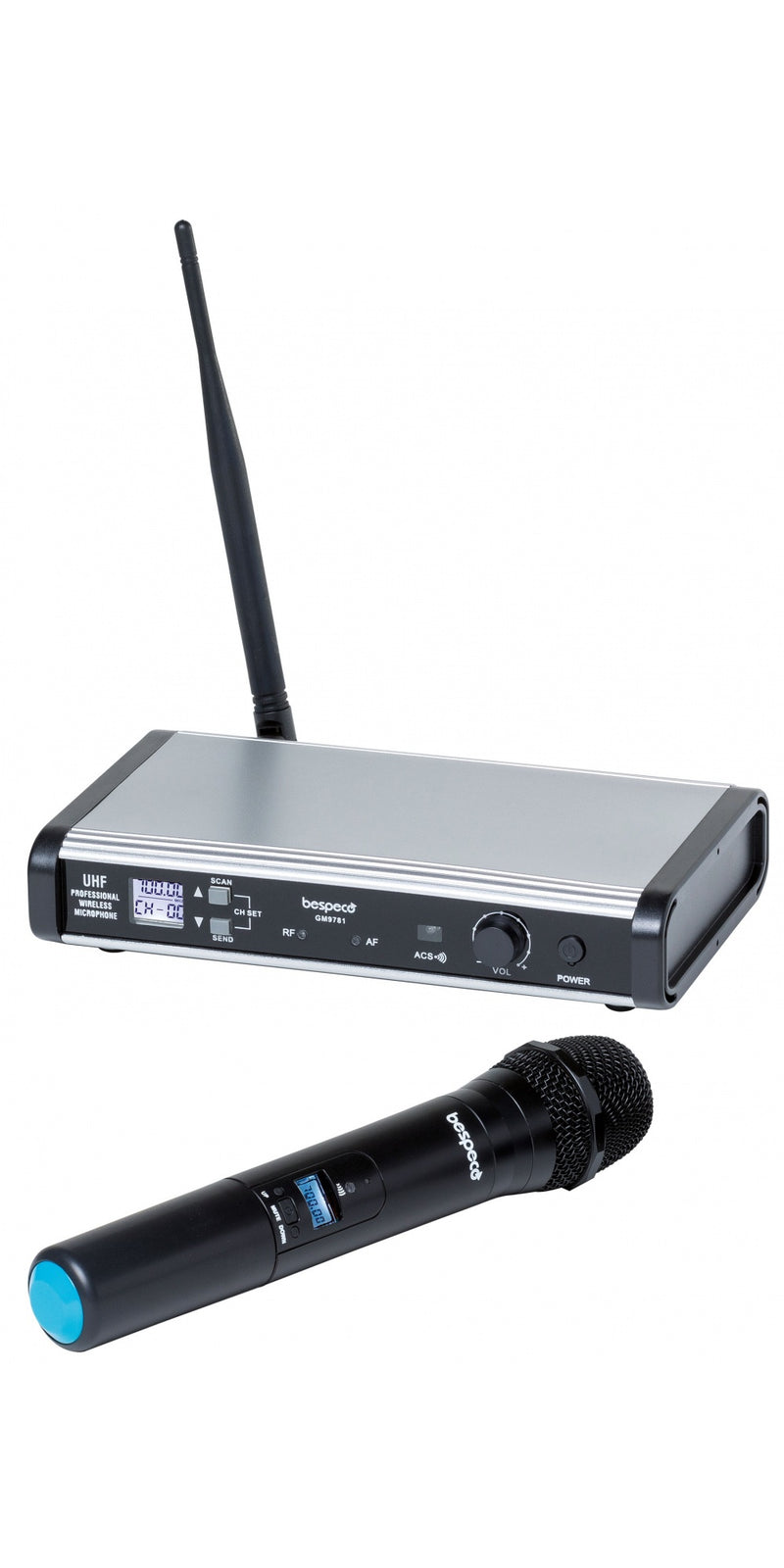 GM9781 - Radiomicrofono palmare UHF Bespeco