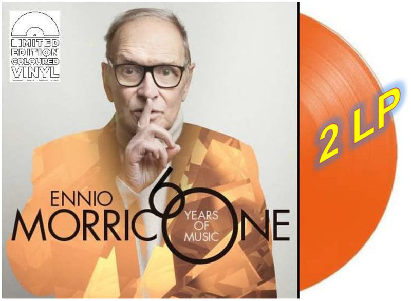 MORRICONE ENNIO - MORRICONE 60 - COLORED ORANGE VINYL LTD.ED. - LP