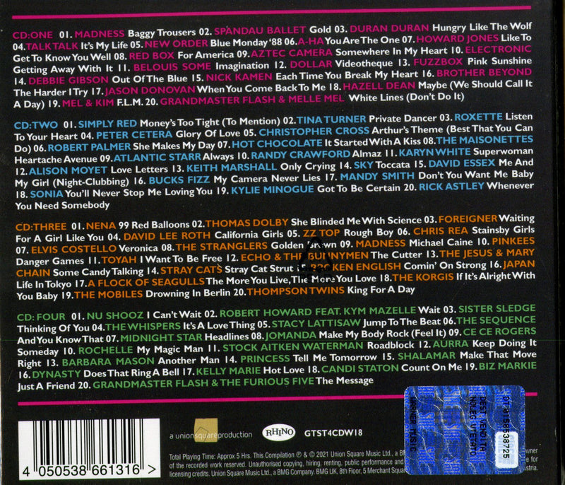 AA.VV. - GREATEST EVER DECADE: THE EIGHTIES - CD