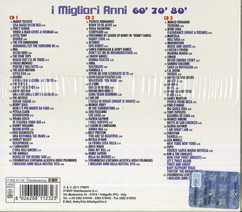 Migliori Anni (I) - 60/70/80 (3 Cd)