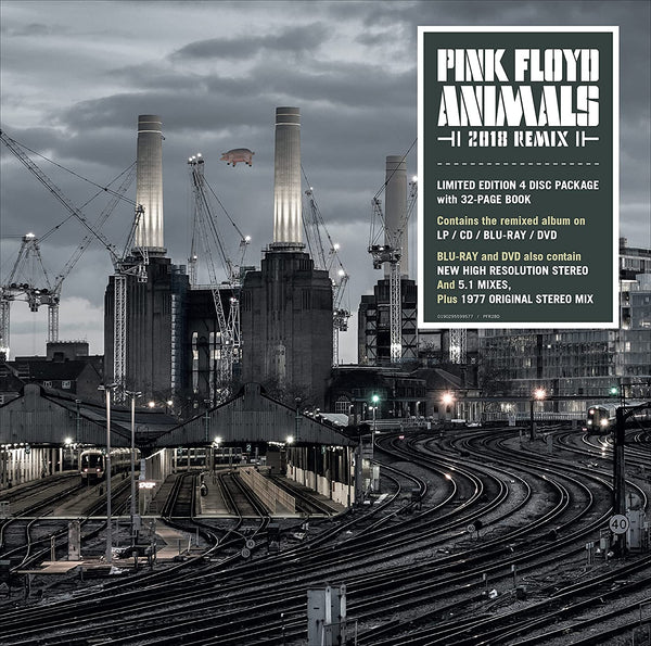 PINK FLOYD - ANIMALS 2018 REMIX -DELUXE BOXSET (LP+CDBLURAY+DVD+BOOK 32 PP.) LTD.ED. - LP