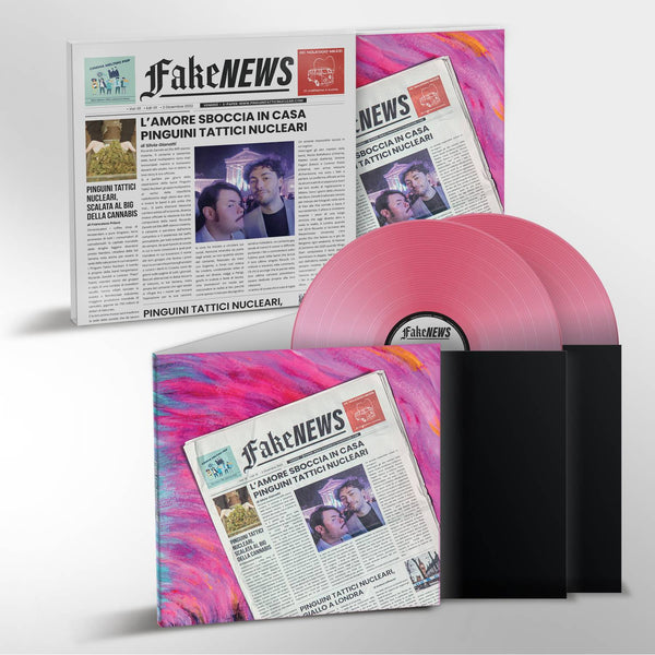 PINGUINI TATTICI NUCLEARI - FAKE NEWS - 2 LP ROSA (LOVE STORY) - LP