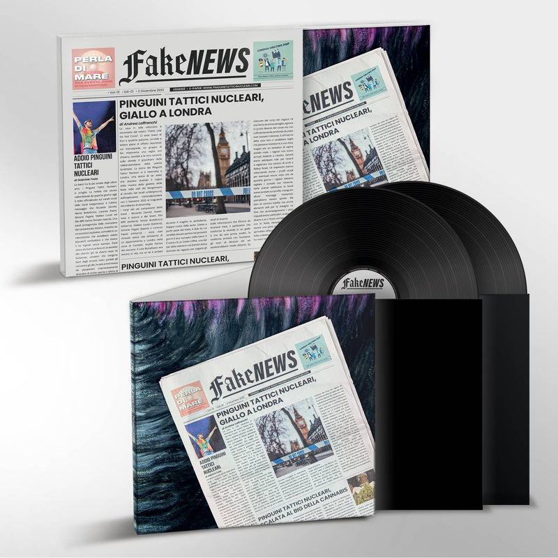 PINGUINI TATTICI NUCLEARI - FAKE NEWS - 2 LP NERO (RIP) - LP