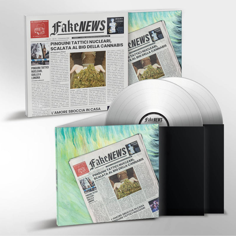 PINGUINI TATTICI NUCLEARI - FAKE NEWS - 2 LP BIANCO (STUPEFACENTI) - LP