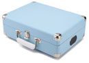 Giradischi Gpo Attache (Blu) A Valigetta Retro Con Usb Funzione Record