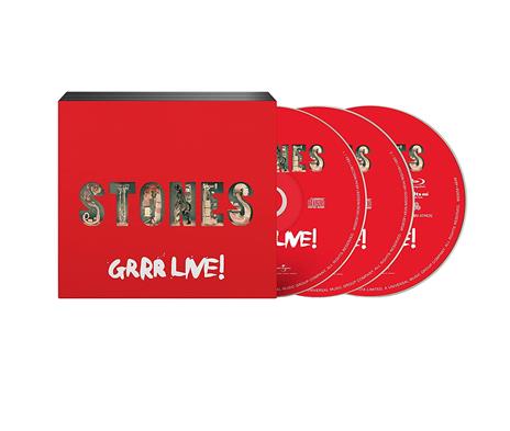 ROLLING STONES - GRRR LIVE! - 2CD+BLURAY - CD