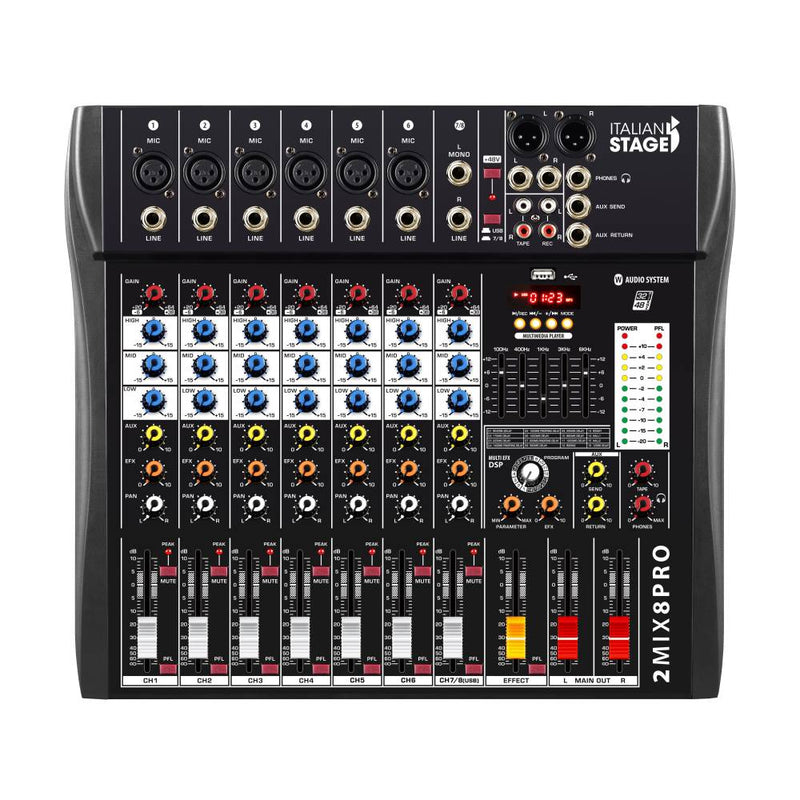MIXER ITALIAN STAGE BY PROEL  2MIX8PRO