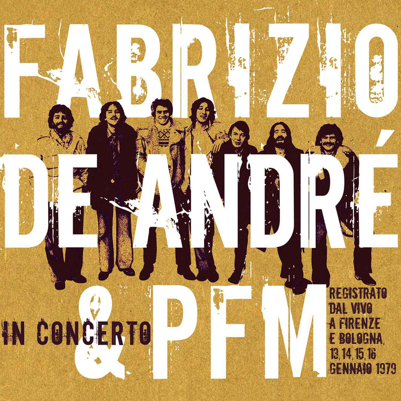 DE ANDRE' FABRIZIO - FABRIZIO DE ANDRE' & P.F.M. IN CONCERTO (180 GR.) - LP