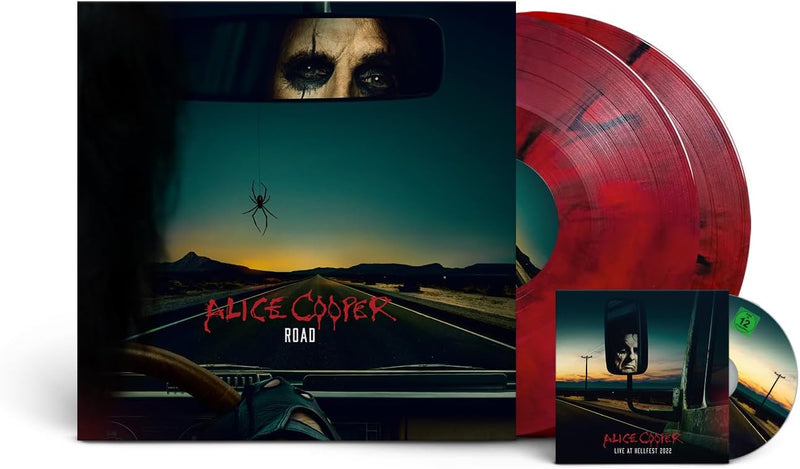 COOPER ALICE - ROAD - RED MARBLED VINYL EDITION 2LP + DVD - LP