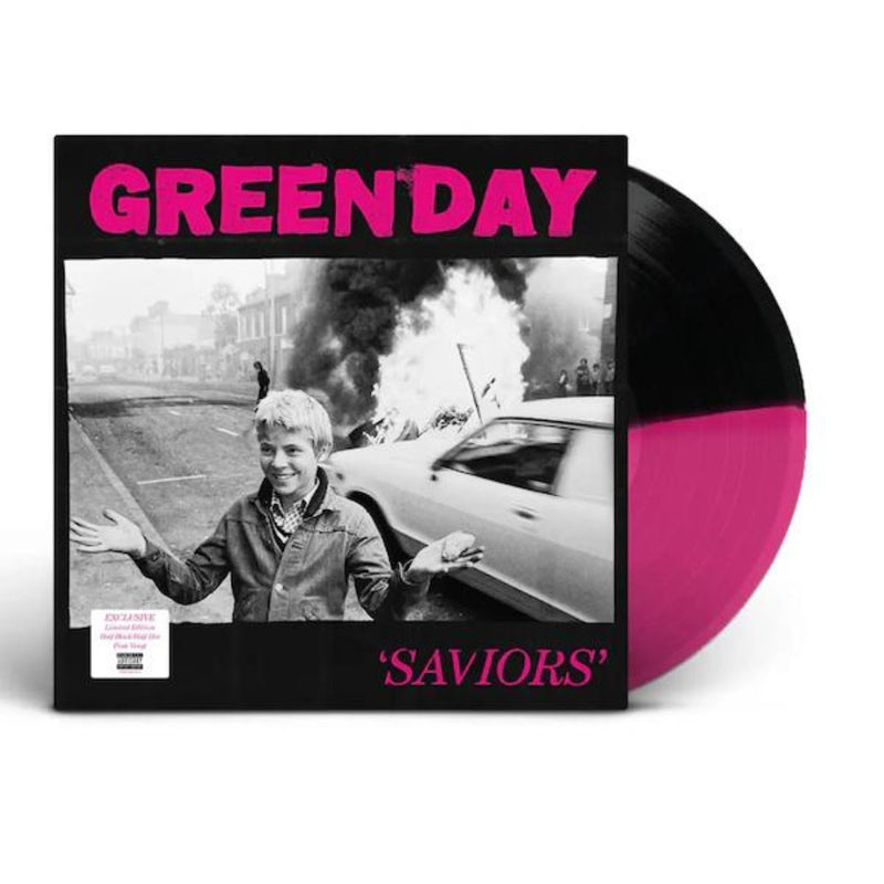 GREEN DAY - SAVIORS - LP 140 GR. - BLACK & PINK VINYL INDIE EXCLUSIVE LTD.ED. - LP