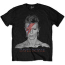 DAVID BOWIE - ALADDIN SANE (BLACK) - T-SHIRT