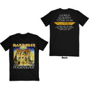 IRON MAIDEN- POWERSLAVE WORLD SLAVERY TOUR (BACK PRINT) - T-SHIRT