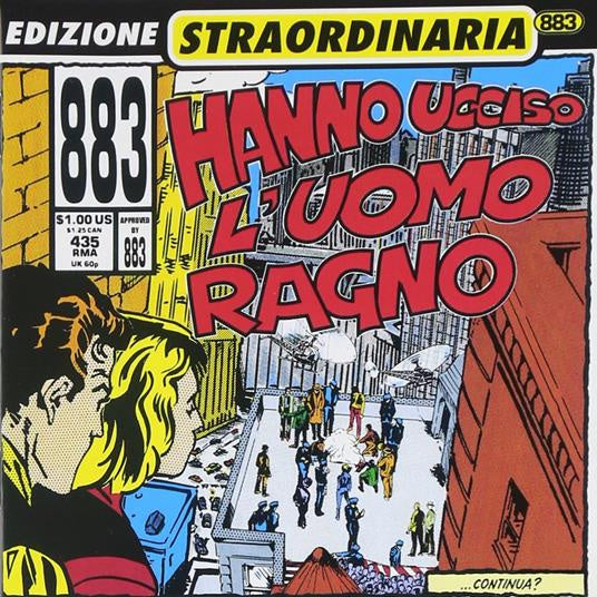 883 - HANNO UCCISO L'UOMO RAGNO - LP 180 GR. SPLATTER RED/BLUE VINYL 3.000 NUMBERED - LP