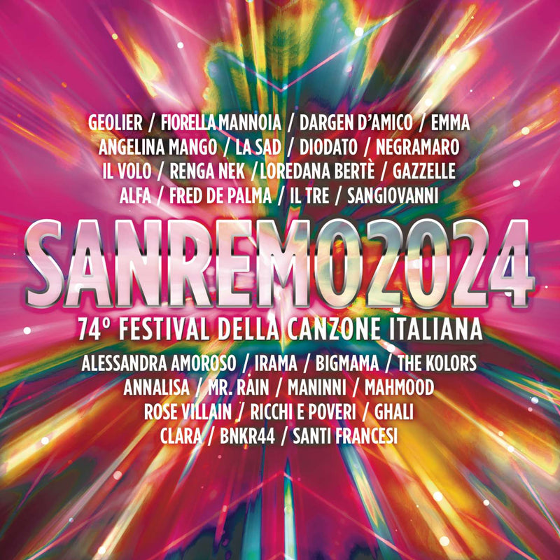 AA.VV. - SANREMO 2024 - 74^ FESTIVAL DELLA CANZONE ITALIANA - CD