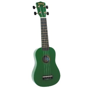 UKULELE MAHALO SOPRANO VERDE CON BORSA